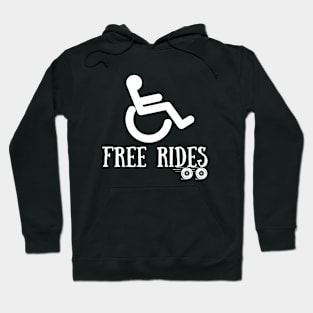 Free rides Missing or amputed leg Hoodie